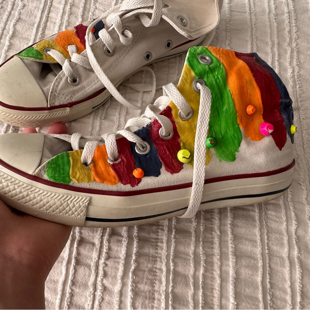 Converse Multicolor High-Top Sneakers